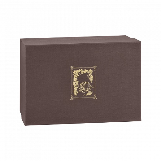 Набор из 2-х бокалов для коньяка и бренди "Лев и львица Царские", в подарочной коробке